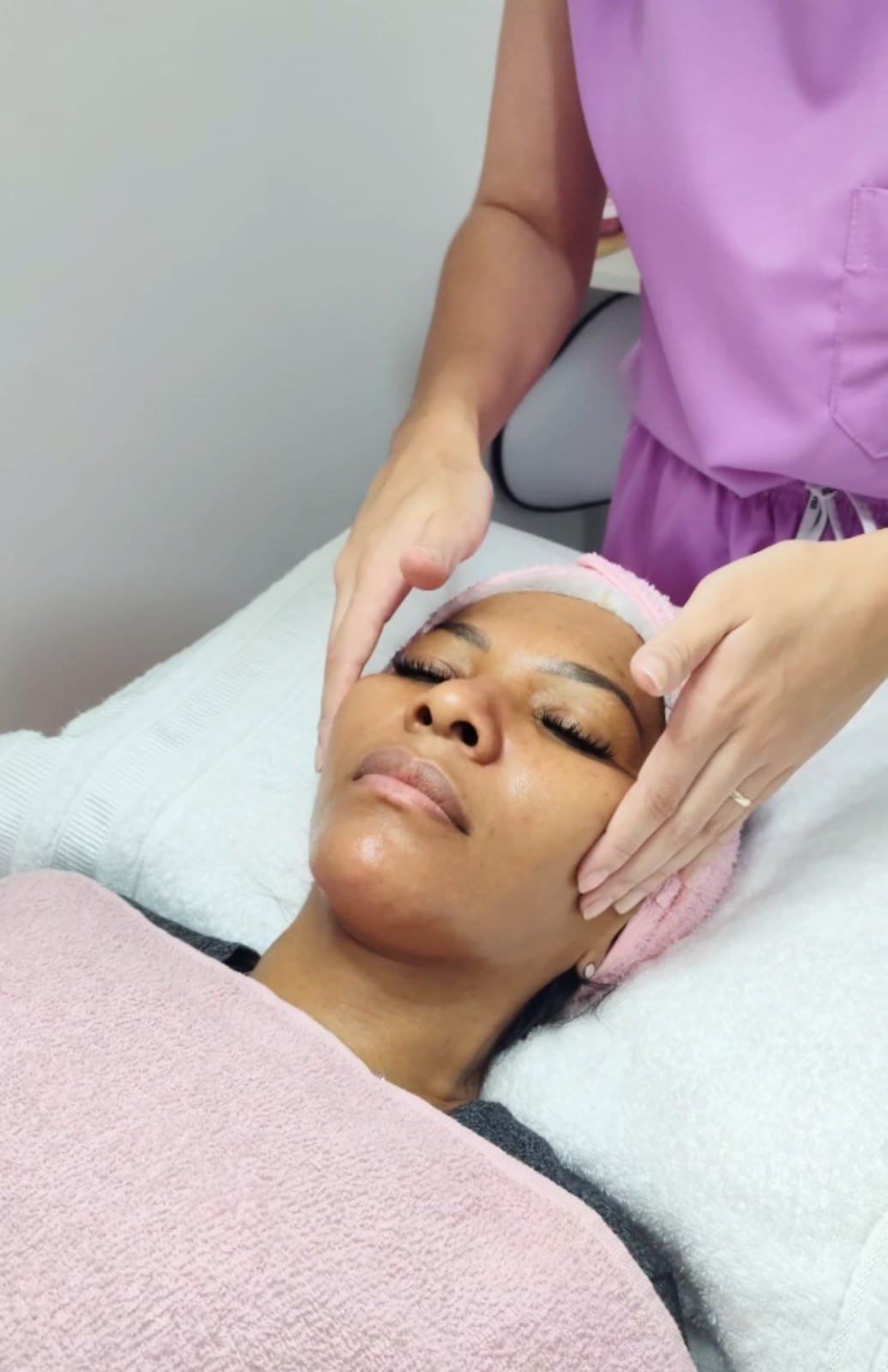 Drenagem linfática facial